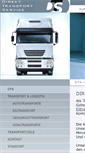 Mobile Screenshot of dts-transportlogistik.de