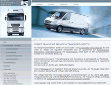 Tablet Screenshot of dts-transportlogistik.de